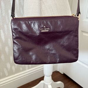 Kate Spade Plum Leather Crossbody Bag